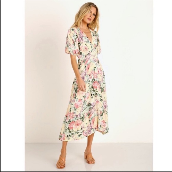 NWOT Faithfull The Brand | Marie Louise Midi Dress size M - Picture 8 of 15